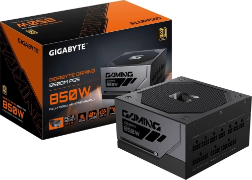 Блок питания Gigabyte ATX 850W GP-GME850GM PG5 80+ gold (20+4pin) APFC 135mm fan 8xSATA Cab Manag RTL фото 6