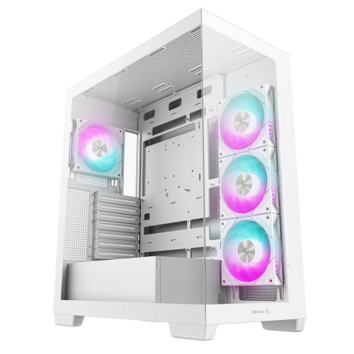Корпус Mid-Tower Deepcool CG580 4F White (ATX, без БП, 2*USB3.0 Type-A+USB3.2 Type-C) (R-CG580-WHADA4-G-1)