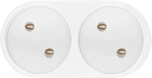 Сетевой разветвитель Buro BU-PS2-W (2 розетки) белый (пакет ПЭ)