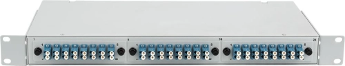 Кросс Suprlan 09-0256 19 1U 24xLC/UPC duplex 9/125 OS1/OS2