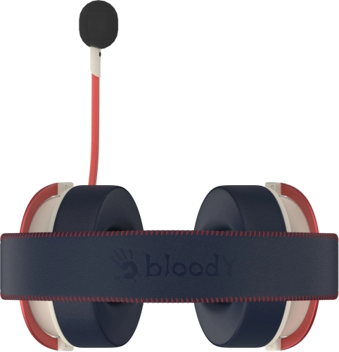 Наушники с микрофоном A4Tech Bloody M595 Proxy Boom бежевый/черный 2.3м мониторные USB оголовье (M595) (M595#MLN) фото 7