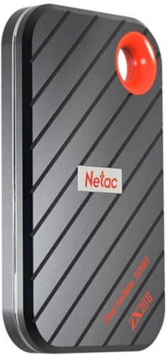 SSD накопитель Netac ZX20 II 1TB USB 3.2 Gen 2 Type-C External Magnetic Portable SSD, R/ W up to 2000MB/ 1800MB/ s, with USB C to A cable and 20Gbps USB C to C cable 3Y wty (NT01ZX20II-1T0-32BK) фото 2