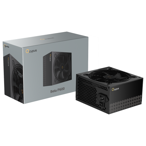 Блок питания 600W Ocypus Beta P600 BK (ATX, APFC, 20+4 pin, 120mm fan, PCI-E 6+2Px2, 3xSATA) (Beta-P600-N1HDBK024X-EU)