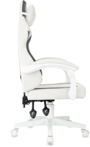 Кресло игровое Knight Wolf WH молочный/ серый крестов. пластик пластик белый (KNIGHT WOLF WH WG) фото 4