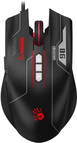 Мышь A4Tech Bloody ES7 черный оптическая 6000dpi USB 8but (ES7#MLN)