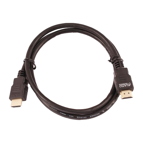 LAZSO Кабель для передачи сигналов HDMI 2.0, максимальное разрешение 4Кх2К, 60Hz (4:4:4) (WH-111(1M))