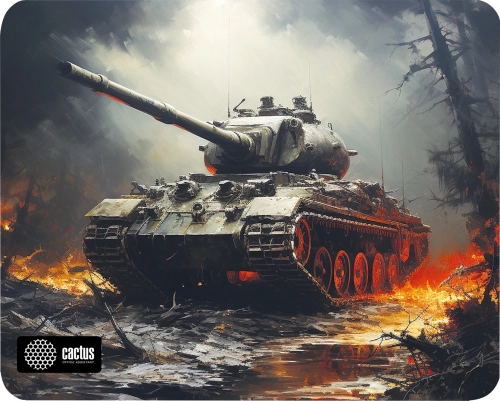 Коврик для мыши Cactus Tank рисунок 250x200x3мм (CS-MP-D04S)