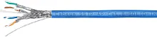 Кабель Cabeus SSTP-4P-CAT.8-SOLID-IN-LSZH-BL кат.8 S/FTP 4 пары LSZH внутренний 305м синий