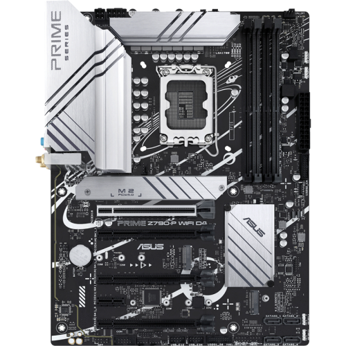 Материнская плата ASUS PRIME Z790-P WIFI D4, LGA1700, Z790, 4*DDR4, DP+HDMI, SATA3 + RAID, Audio, Gb LAN, USB 3.2, USB 2.0, COM*1 header (w/ o cable), ATX (90MB1DB0-M0EAY0)