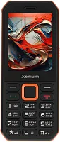 Мобильный телефон Xenium X300 черный/ оранжевый моноблок 2Sim 2.8" 240x320 Nucleus 0.3Mpix GSM900/ 1800 MP3 FM microSD max32Gb (CTX300OB/00)