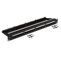 Патч-панель Lanmaster LAN-PPN24U6A 19" 1U 24xRJ45 кат.6A UTP