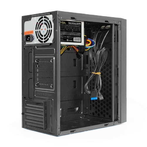Exegate EX292358RUS Корпус Minitower ExeGate BAA-114U2-AAA400 (mATX, БП AAA400 с вент. 8см, 1*USB+2*USB3.0, аудио, черный) фото 2