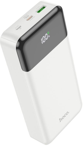 Мобильный аккумулятор Hoco J102A Cool figure 20000mAh QC/ PD 20W 5A USB-A/ USB-C белый (J102A COOL FIGURE WHITE)