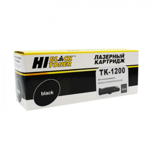 Тонер-картридж Hi-Black HB-TK-1200, черный, 3000 страниц, для Kyocera M2235/ 2735/ 2835/ P2335 (9392724)