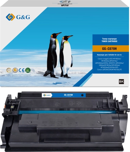 G&G toner-cartridge for Canon imageCLASS MF465dw/ MF462dw;LBP247dw/ LBP246dw(AMS);i-SENSYS LBP243dw/ 246dw;MF461dw/ MF465dw/ MF463dw(EUR/ NA/ AP);Canon LBP244/ 241;MF467dw(JP) with chip 10200 pages гарантия 3 (GG-C070H)