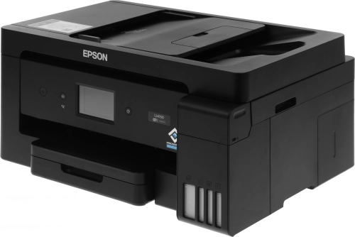 МФУ струйный Epson L14150 (C11CH96403/502/505/503/96507) A3 Duplex Net WiFi черный фото 2