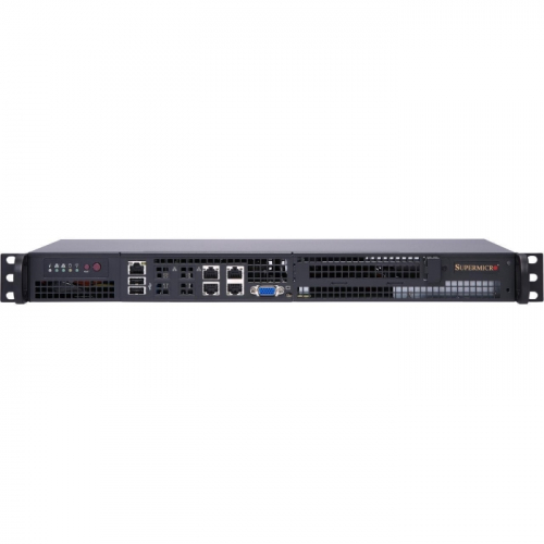 Серверная платформа Supermicro SuperServer 5019A-FTN4/ Atom C3758/ noRAM (x4)/ noHDD (up 1 LFF/ 4SFF)/ SATA RAID/ 4x GbE/ 1x 200W (up1) (SYS-5019A-FTN4)