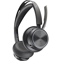 Гарнитура беспроводная/ VOYAGER FOCUS 2 UC,VFOCUS2 C (COMPUTER & MOBILE) USB-C, PREMIUM STEREO BLUETOOTH HEADSET, WITHOUT CHARGE STAND, WORLDWIDE (76U47AA)