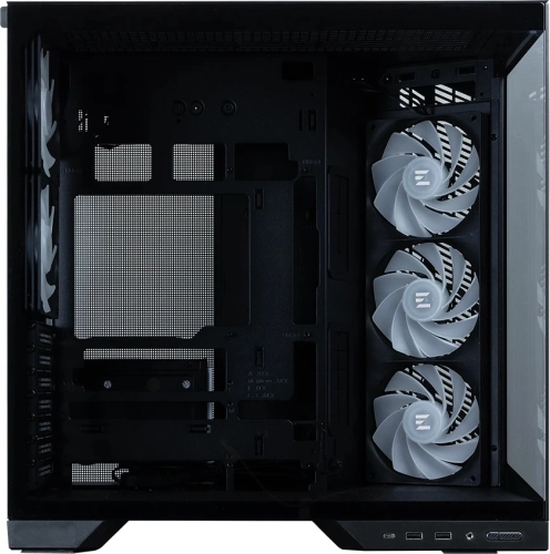 корпус ZALMAN D50, ATX, BLACK, WINDOW, 2x3.5, 3x2.5, 1xUSB TYPE-C, 2xUSB3.0, FRONT 1xXF360, REAR 1xXF120 (D50 BLACK) фото 4