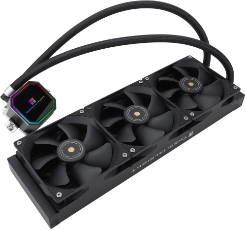 Система водяного охлаждения Thermalright Frozen Prism 360 нет подсветки Soc-AM5/AM4/1151/1200/2066/1700 черный 4-pin 27dB Al Ret (F-PRISM-360-BL)