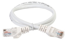 ITK Коммутационный шнур (патч-корд), кат.5Е UTP, 3м, белый (PC08-C5EU-3M)