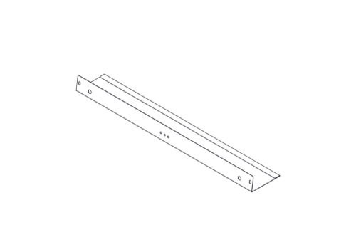 Разделитель для прокладки кабелей Systeme Electric, на крыше шкафов Uniprom Rack шириной 750мм (UT8172)