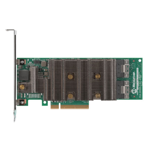 RAID-контроллер Microsemi Adaptec SmartRAID 3254-16i (3254С16IXS) PCIe 4.0 x8, LP, 24G SAS/ SATA/ NVMe, RAID 0,1,5,6,10,50,60, 16port(2xINT SFF-8654), 4GB Cache, Cache Backup, maxCache, конденсатор в комплекте, RTL . (R16i)