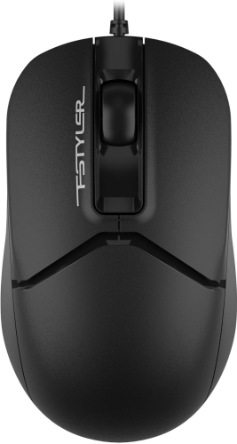 Мышь A4Tech Fstyler FM12ST черный оптическая (1200dpi) silent USB для ноутбука (3but) (FM12ST BLACK)