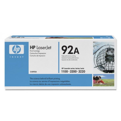 Картридж HP 92A черный / 2500 страниц (C4092A)