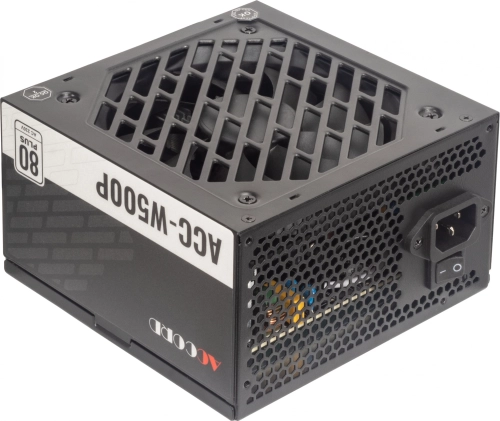 Блок питания Accord ATX 500W ACC-W500P 80+ white (20+4pin) 120mm fan 6xSATA RTL