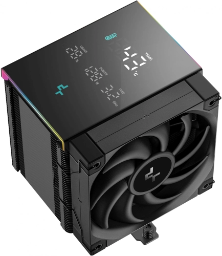 Устройство охлаждения(кулер) Deepcool AK500 Digital Pro Soc-AM5/AM4/1200/1700/1851 черный 4-pin 25dB Al+Cu LCD 240W 1346gr Ret (R-AK500-BKAPMN-G) фото 3