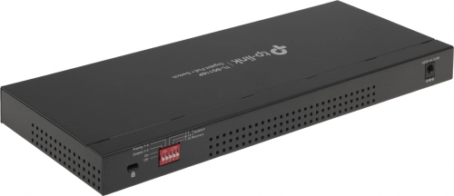 TP-Link TL-SG116P Настольный коммутатор с 16 гигабитными портами PoE+, 16 гигабитных портов PoE+, 802.3af/ at, бюджет PoE — 120 В фото 2