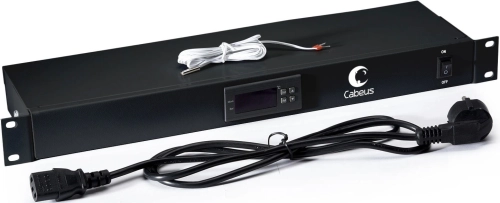 Панель вентиляторная Cabeus (JG01-BK) с термостатом черный