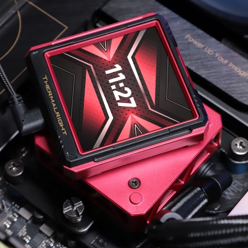 Система водяного охлаждения Thermalright Frozen Warframe ULTRA 360 ARGB Soc-AM5/AM4/1151/1200/2066/2011/1700 черный 4-pin 29.6dB Al LCD Ret (F-WFRAME-ULT-360-BL-ARGB) фото 6