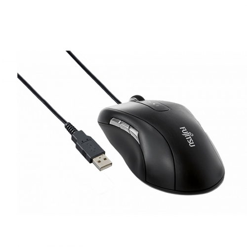 Мышь Fujitsu Blue LED M960 Wired, USB, 2000dpi, 10 But, Black (S26381-K470-L100)