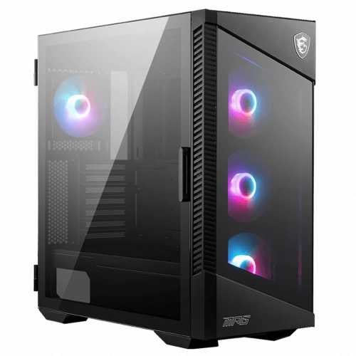 Корпус MSI MPG VELOX 100R 2xUSB 3.0, 1xType C, 4x120mm ARGB Fan, ARGB Control Board, Tempered Glass Window, Glass Front Panel, Brown Box (829315) (306-7G18R25-809)