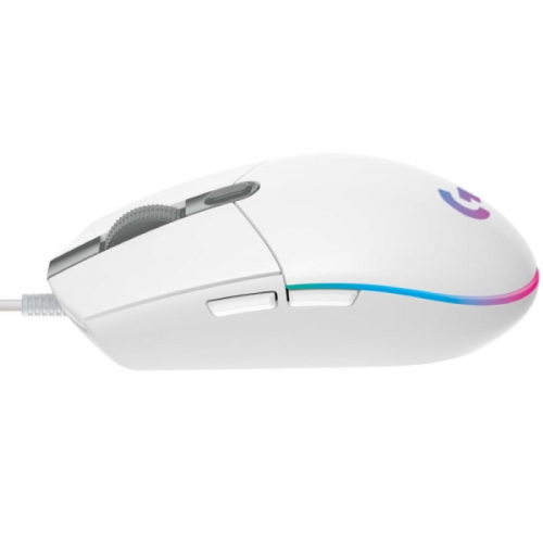Мышь Logitech Gaming G102 Wired, Lightsync RGB, USB, 6 кнопок, 2.1 m, White (910-005824) фото 2