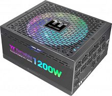 Блок питания Thermaltake ATX 1200W Toughpower PF1 ARGB 80+ platinum 24+2x(4+4) pin APFC 140mm fan color LED 12xSATA Cab Manag RTL (PS-TPD-1200F3FAPE-1)