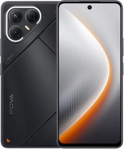 Смартфон Tecno Pova 7 5G 128Gb 8Gb черный моноблок 3G 4G 2Sim 6.78