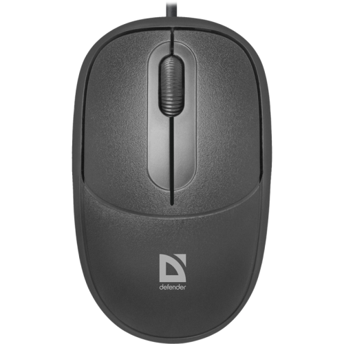 Defender Проводная оптическая мышь Datum MS-980 черный,3 кнопки,1000dpi (52980)