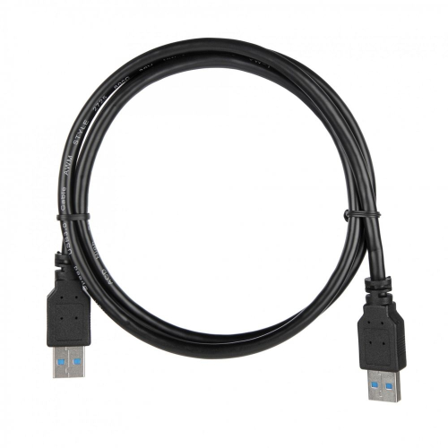 Кабель ACD Кабель ACD-U3AAM-10L |ACD-U3AAM-10L| USB 3.0, A male - A male, ТТХ: |ACD-U3AAM-10L| (7/ 0.12BC+HDPE)*1P+|(7/ 0.12BC+HDPE)*2C+7/ 0.12BC+AL|*2P +7/ 0.16BC*2C+AL+7/ 0.12BC+B(80/ 0.12AL)PVC5.5, Черный, 1м (742101)