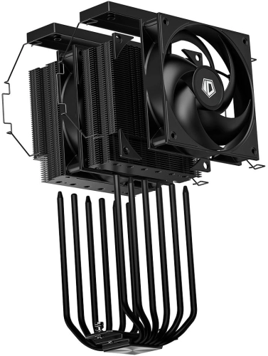 Устройство охлаждения(кулер) ID-Cooling Frozn A620 Pro Xe нет подсветки Soc-AM5/AM4/1200/1700/1851 черный 4-pin 27.2dB Al+Cu Ret (FROZN A620 PRO XE BLACK) фото 7