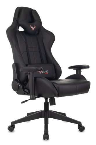 Кресло игровое Zombie VIKING 5 AERO Edition черный эко.кожа с подголов. крестов. пластик (VIKING 5 AERO BLACK)
