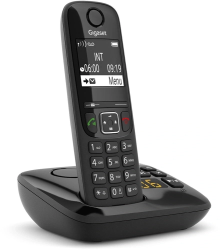 Р/ Телефон Dect Gigaset AS690A черный автооветчик АОН (S30852-H2836-M201) фото 4