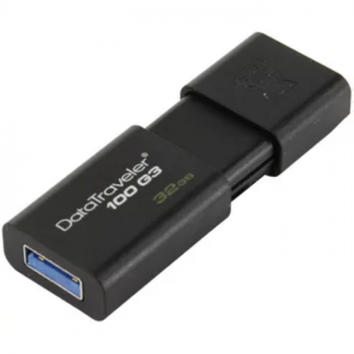 Внешний накопитель Kingston DT100G3 32GB USB 3.0 Drive Black (DT100G3/32GB)