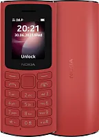 Мобильный телефон Nokia 106 DS TA-1564 красный моноблок 1.8" 120x160 Series 30+ GSM900/ 1800 GSM1900 (1GF019BPB1C02)