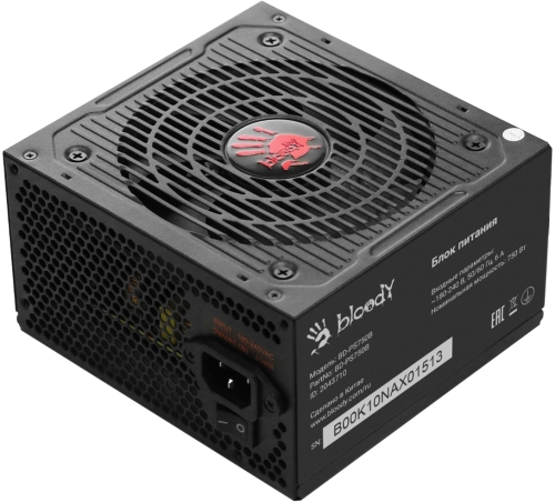 Блок питания Bloody ATX 750W BD-PS750B 80+ bronze (20+4pin) APFC 120mm fan 6xSATA RTL фото 6
