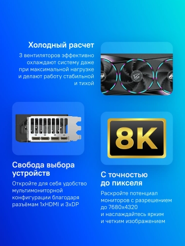 Видеокарта Gigabyte PCI-E GV-N5070AORUS M-12GD 1.0 NVIDIA GeForce RTX 5070 12Gb 192bit GDDR7 2805/ 28000 HDMIx1 DPx3 HDCP Ret фото 12