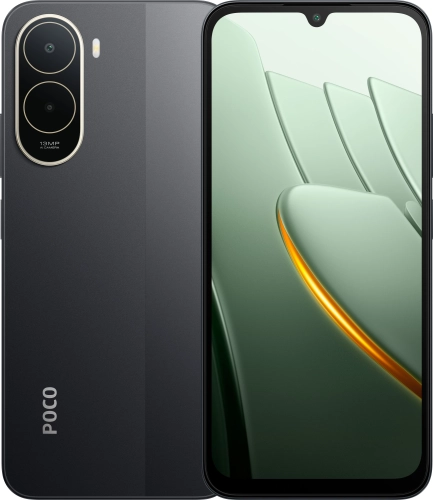 Смартфон Xiaomi Poco C81 Pro 64Gb 4Gb черный моноблок 3G 4G 2Sim 6.9 720x1600 Android 13Mpix 802.11 a/ b/ g/ n/ ac NFC GPS GSM1900 microSD max1024Gb (74654)