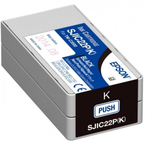 Картридж струйный Epson SJIC22P(K) черный для TM-C3500 (C33S020601)